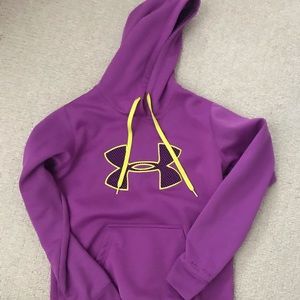 Under armor purple hoodie